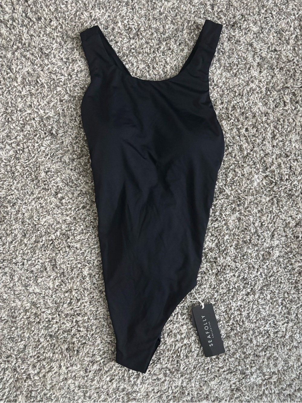 Seafolly Collective High Neck One Piece - Black. US 6